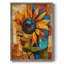 Impression encadrée FLORAL Series CDXC - bois massif-1244437222