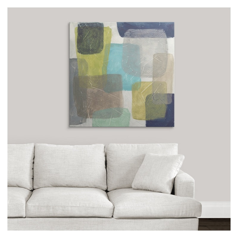 « ii » megan meagher, reproduction d’art Transparency, H 35 po x l 35 po x P 1,5 po, Toile
