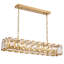 Lustre carré / rectangulaire à 20 lumières pour îlot de cuisine Nashrah-463025305-463025304
