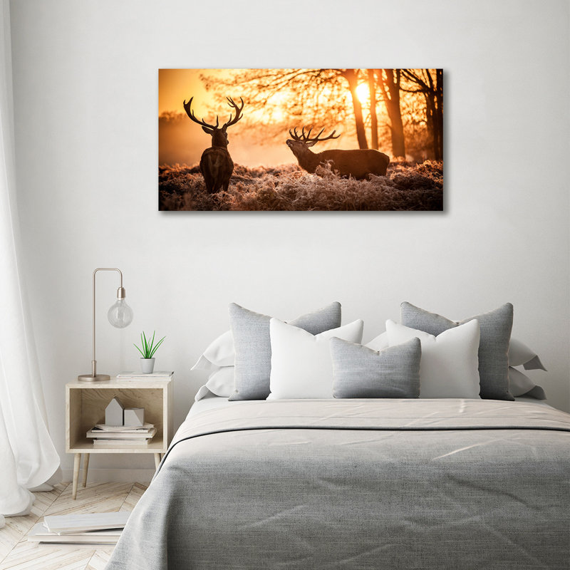Deer East - No Frame Print on Canvas