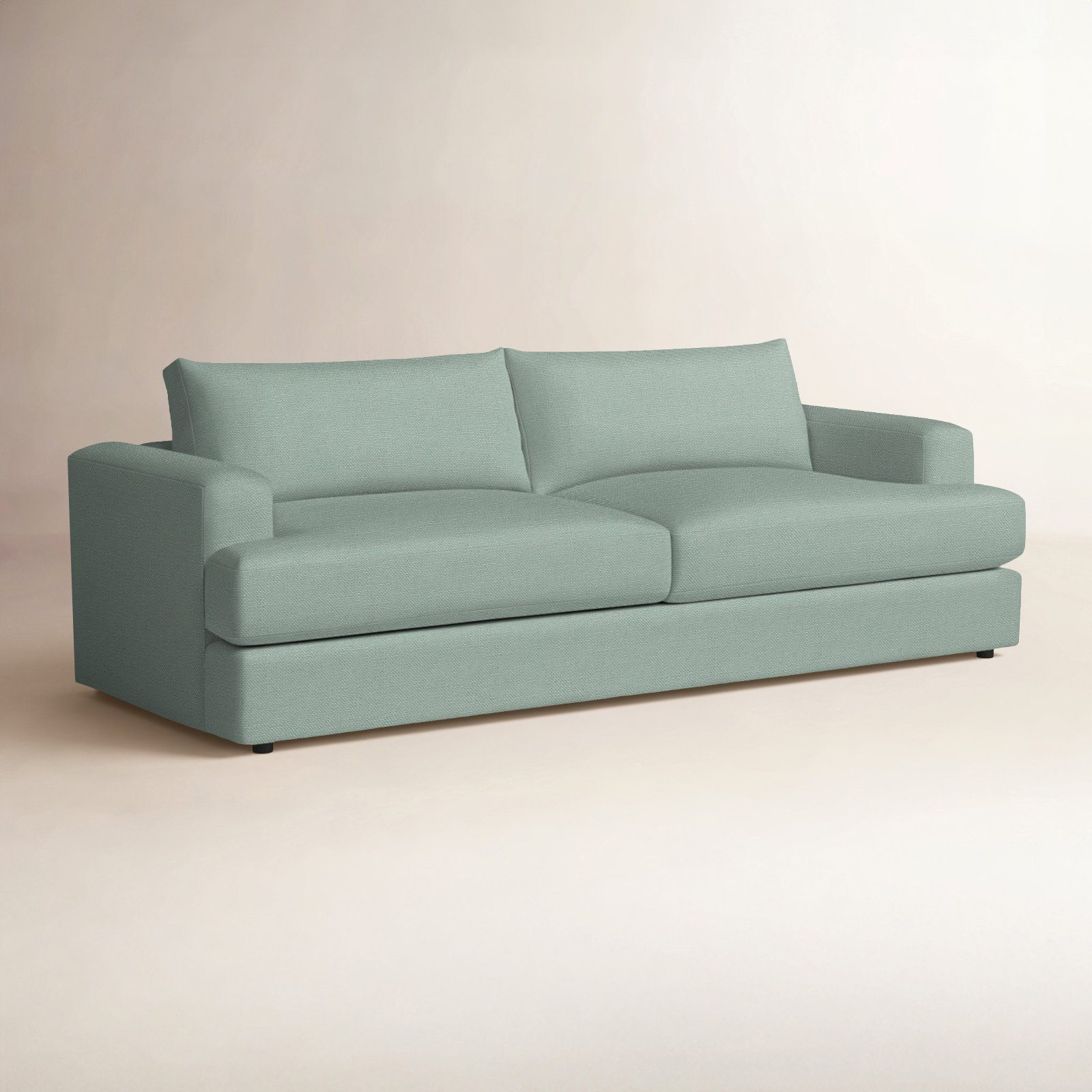 Cayden 96'' Upholstered Sofa, Bayou Spray Canvas