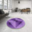 Tapis mauve à motifs/bleu marine Holte-1141533810