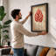 Variegated Leaf Study Botanical - Framed Print-1434457132-1434457296