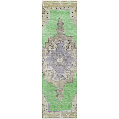 Premium Machine Washable Lubbers AMF1731 Global Rug