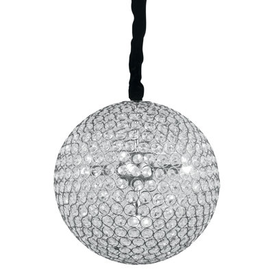 Ezekiel 5 - Light Chrome Crystal Pendant