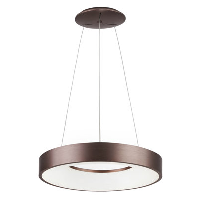 1 - Light LED Drum Pendant