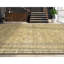 Hand Knotted Wool Area Rug in Gold