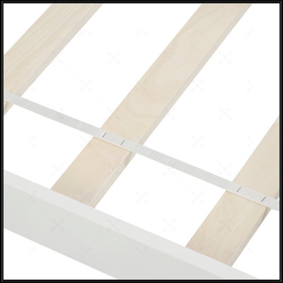 Lit plateforme en bois