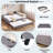 Upholstered Daybed With Trundle And Usb-1267252277