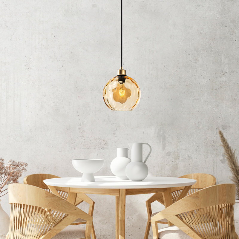 Lustre réglable élégant, structure en métal, 20 x 20 x 47,2 pouces | Finition jaune, 1 x douille E27 (40 W maximum) | Parfait pour la salle à manger, le salon et les vestibules | Conception élégante, indice de protection IP20, longueur du câble: 35,4 pouces