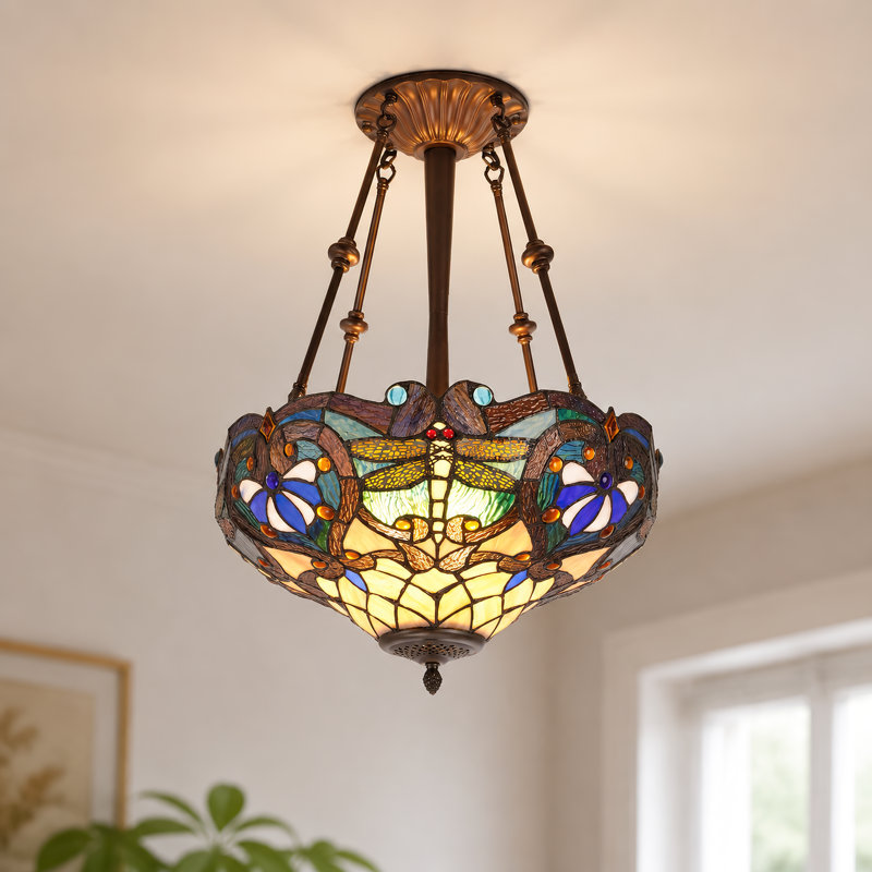 Plafonnier semi-encastré 3 lumières avec 3 lumières