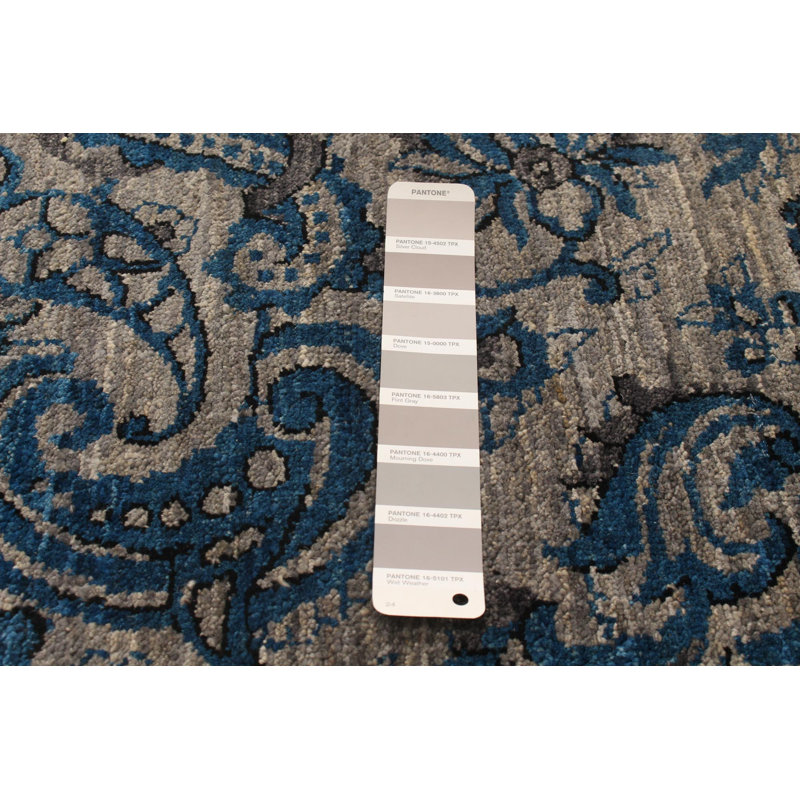 Casara One-of-a-Kind 4'2" X 8'2" New Age Wool Area Rug in
