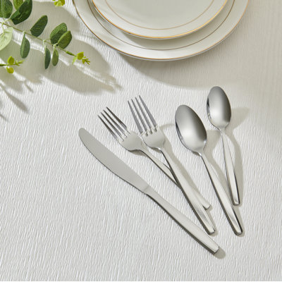 AMIAS 18/0 Stainless Steel 20 Pieces Flatware Set