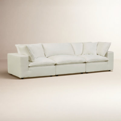 Ellaria 120'' 3 - Piece Modular Upholstered Sofa
