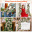 Paquet de 4, 32 pieds, fleurs artificielles, roses, vignes, roses, fausses vignes, fleurs, articles de fête