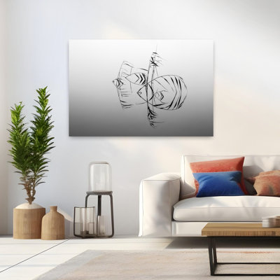 Art contemporain, paysage pacifique serein minimaliste, art contemporain