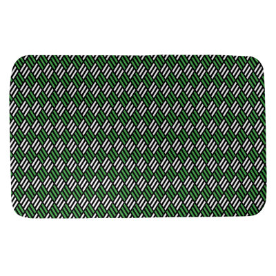 Tapis pour salle de bain diamants Kitterman