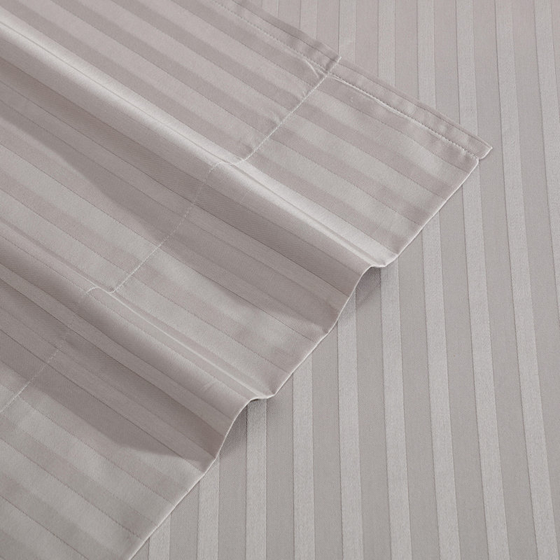 Dobby 100% Cotton Standard Sheet Set, Queen Sheet Set + 3 Additional Pieces