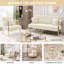 color Upholstered Armchair-124637681