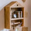 Tablette murale rustique en bois massif
