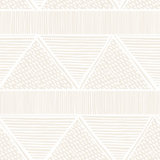 Triangle Lines 33' L x 20.5" W Wallpaper Roll