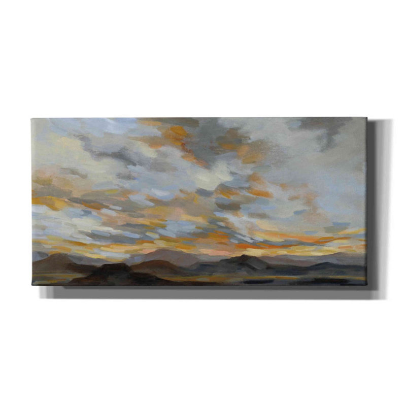 «High Desert Sky I» par Silvia Vassileva, art mural sur toile, H 12 po x l 24 po x P 0,75 po