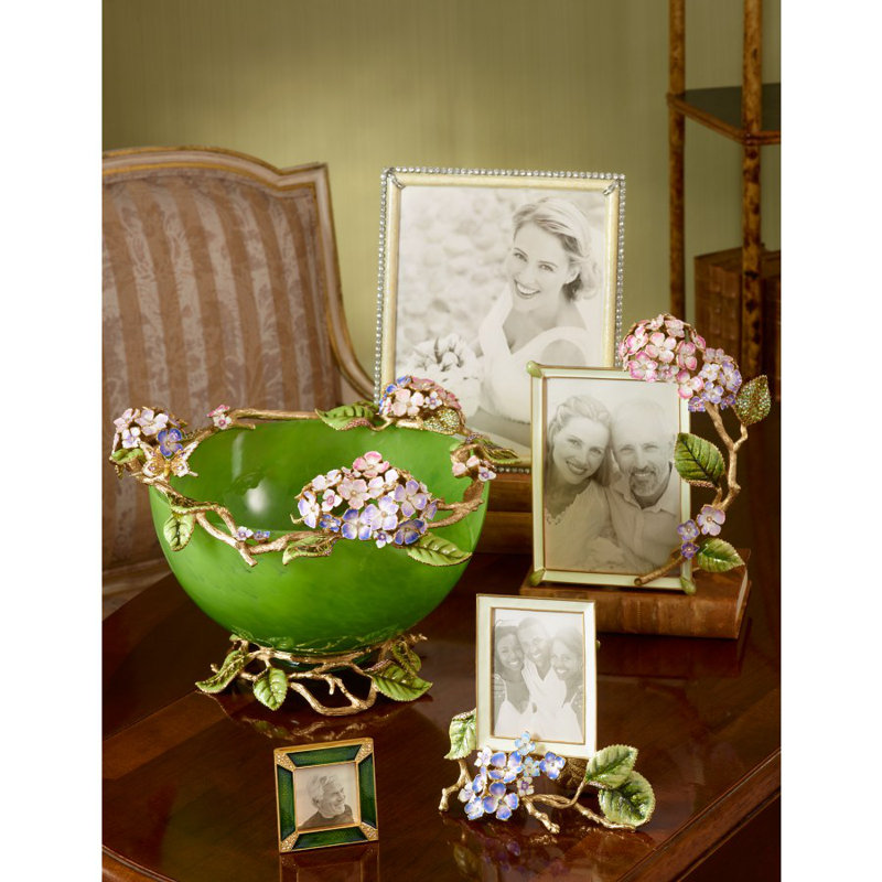 HYDRANGEA COLLECTION Handmade Decorative Bowl, Green