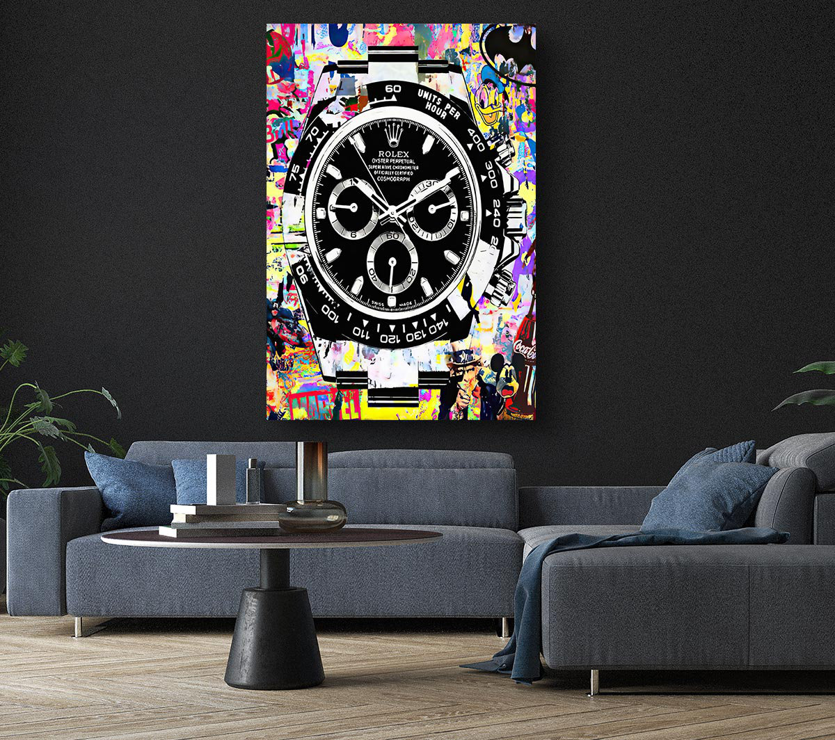 Rolex best sale canvas art