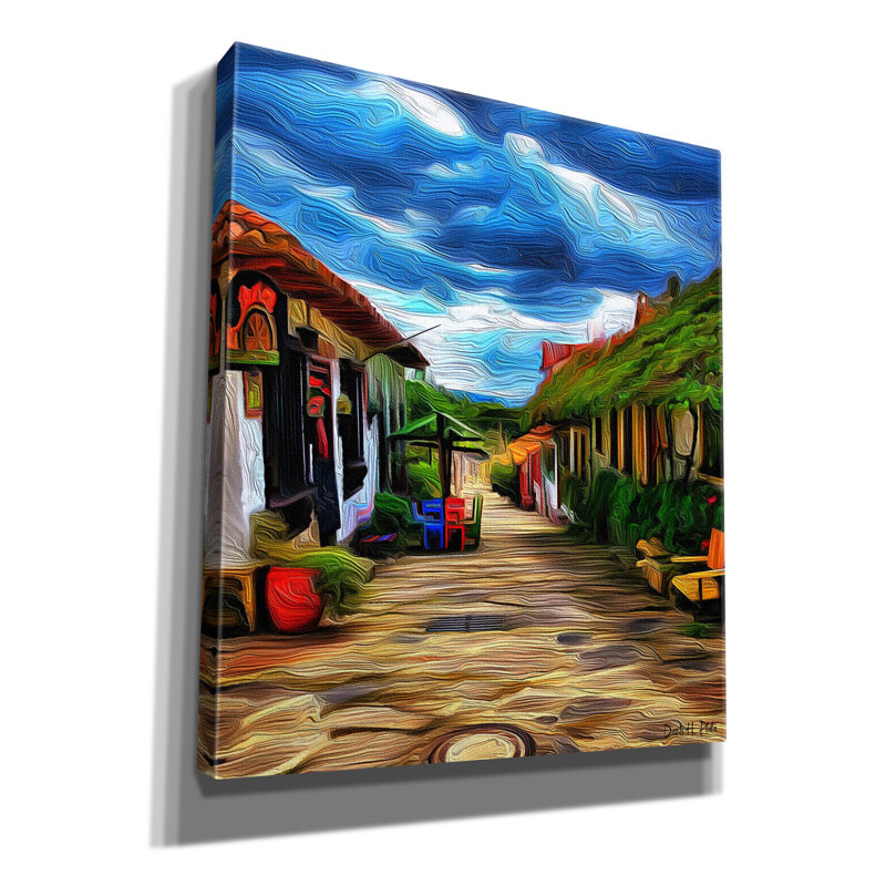 «Epic Graffiti» Colombian Steets »par Dante Plata, art mural sur toile, 40 po x 54 po, H 30 po x l 26 po