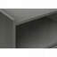 Table d'appoint avec tiroir de rangement et casier ouvert - stratifié gris, H 24 po-173451049
