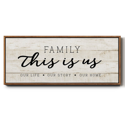 This is Us- Framed Canvas