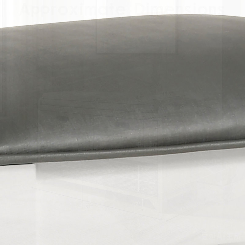 Tabouret de coiffeuse brillant avec siège rembourré, parfait pour le confort et l'élégance de toute chambre à coucher ou vestiaire