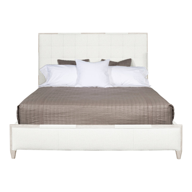 Chatfield By Thom Filicia Bed, Kempsey Sheepskin, California King, Casa Blanca