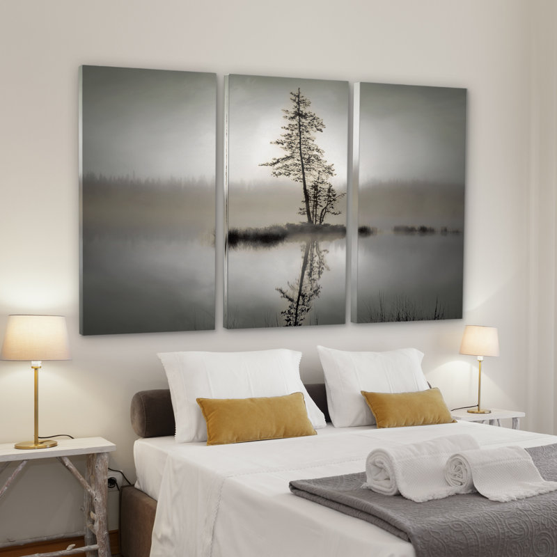 «Sunrise Reflection», reproduction d'impression sur toile, H 32 po x l 48 po