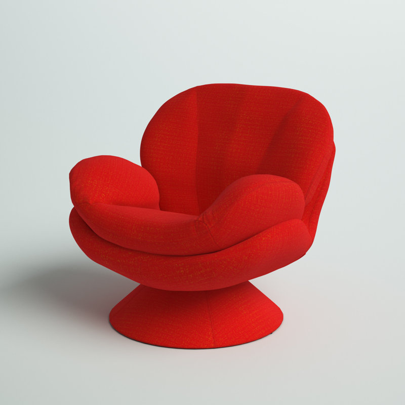 Isaias Upholstered Swivel Armchair