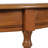 Tinsle Collection Half Moon Console Table with Storage Shelf End Table - Honeynut-104621369