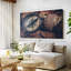 «Compass And Old Map» sur toile-125234292