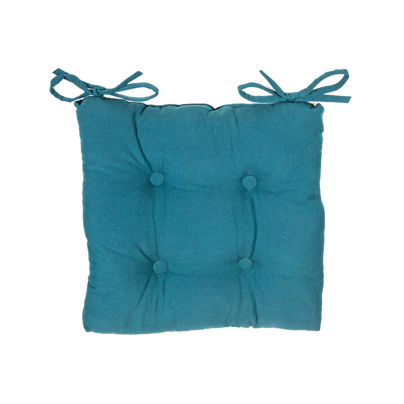 Coussin de coussin de chaise d’intérieur, sarcelle