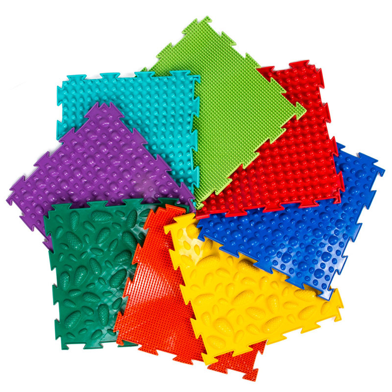 Tapis modulaire en vinyle pour salles sensorielles