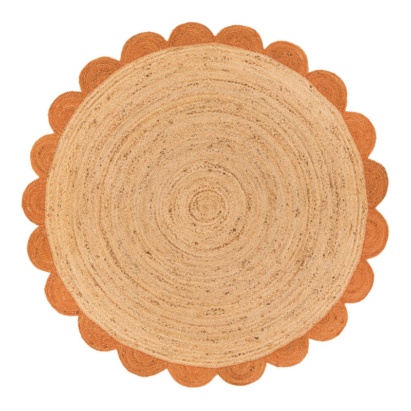 Solid Cosner Rug, Rond 6 pi 1 po