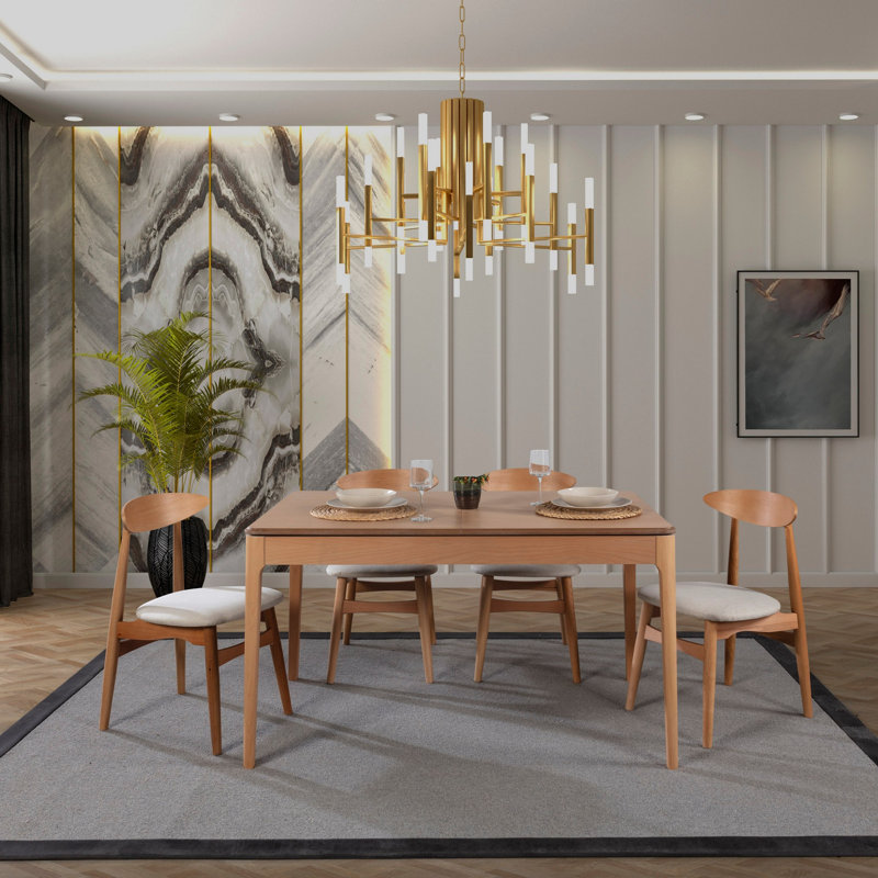Sheila 4 - Person Butterfly Leaf Dining Set