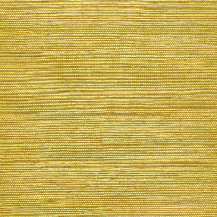Essential Grasscloths Wallpaper Roll, Brass