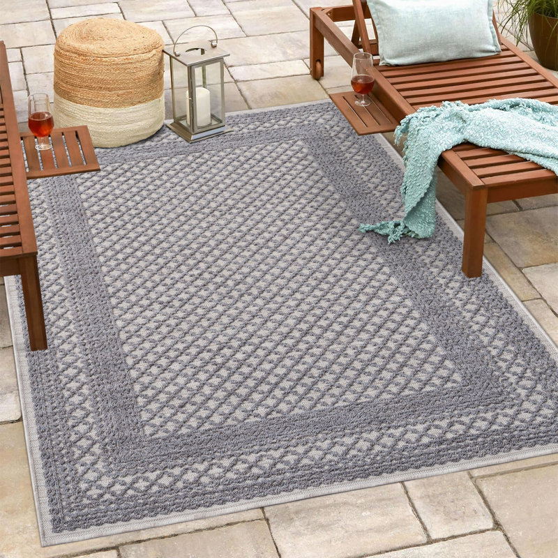 Tapis intérieur / extérieur Wynn, Rectangle 7 pi 10 po x 8 pi 10 po