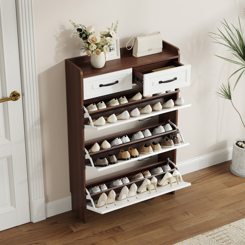 Armoire à chaussures 1250 couleur noyer