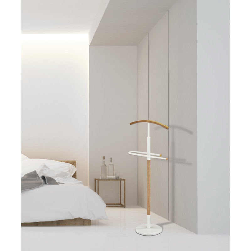 Josh Freestanding Valet Stand, White