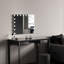 Miroir rectangulaire en métal à DEL
