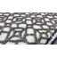 Tapis moderne à bordure abstraite avec cadre moderne 5 x 7 pour tapis de salon-925696952