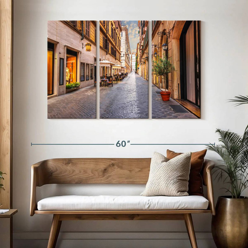 Sireci Via Borgogna Shops, 32" H x 50" W
