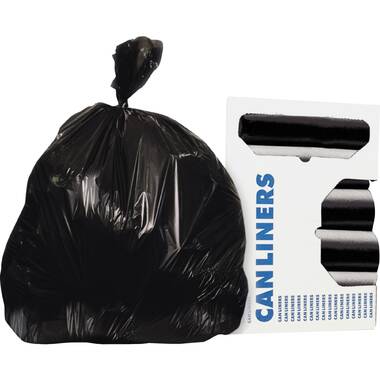 WEBSTER INDUSTRIES33 Gallons Resin Trash Bags - 40 Count