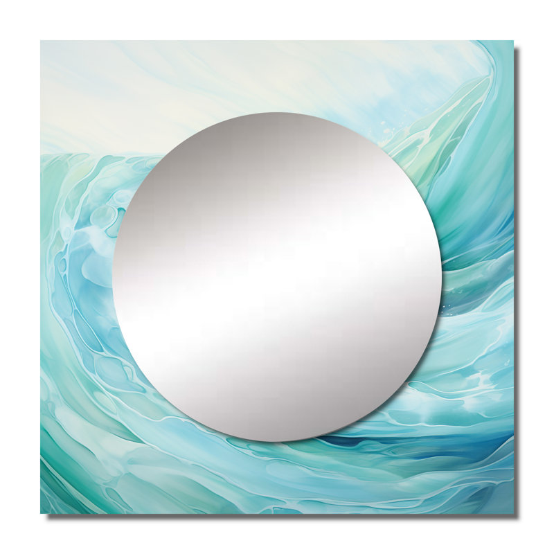 Odling Aluminum Square Mirror, 36" x 36"